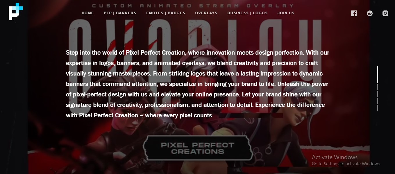 Pixels Perfect Creation